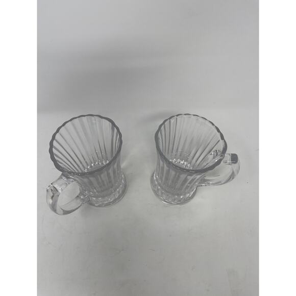 Vintage Expresso Turkish Coffee 4" Glass Mugs Juice Glasses Cups - Picture 4 of 7